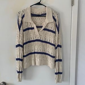 Loose knit sweater top
